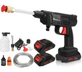 Pistola de agua eléctrica de alta presión inalámbrica para lavado de coches, 300 W, máquina de espuma para batería Makita de 18 V