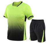 Conjunto de chándal para hombre, conjuntos de 2 piezas para hombre, ropa informal de verano, conjunto de chándal de Fitness M fresno negro