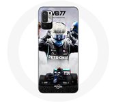 Coque pour Xiaomi Redmi Note 10 5G Formule 1 Valtteri Bottas pilote de course F1 Noir
