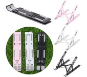 Computadora para Pro Air iPad suministros de oficina soporte plegable soporte ajustable para computadora portátil soporte de escritorio color rosa