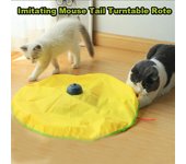 Placa de juguete eléctrica para gatos de cuatro velocidades, palo para gatos, juguetes giratorios para mascotas, 4 tipos de juguetes inteligentes para gatos de velocidad