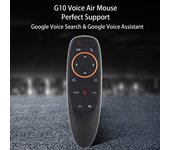 Control remoto inalámbrico G10 de 2,4 GHz con receptor USB Control de voz para Android TV Box PC portátil