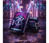Bicicleta Cybercity naipes Cyberpunk juegos de cartas trucos de magia para mago
