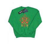 Harry Potter Mens Christmas Fair Isle Sweatshirt L blanco