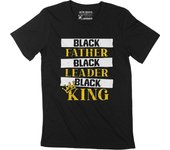 Camiseta ULTRABASIC para hombre King Power Black Leaders Camiseta gráfica Regalo de cumpleaños XS negro