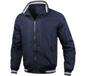 Abrigos de otoño e invierno para hombre, chaquetas finas informales con cremallera y cuello alto, ropa deportiva para hombre, abrigo liso M blanco