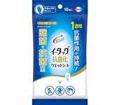 Eisai E-tac Hoja W Antimicrobiana 10 hojas Esterilización Toallitas Húmedas (Portátil) Sábana húmeda que desinfecta y antibacteriana con una limpieza rápida. 1 set