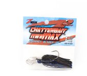 Señuelo hundido Zman Chatterbait Mini Max 3/8 Oz negro azul (8866)