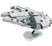 Modelo de metal 3D - Star Wars - Halcón Milenario - Licencia oficial - Montaje sin pegamento