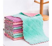 Paño absorbente para lavar platos, sin lavar, para cocina, limpieza del hogar y sin aceite, paño de cocina fácil de limpiar.