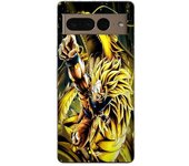 Coque maniacase pour Google Pixel 7 Pro Sangoku naruto Luffy one piece Dragon Ball z 3D Anime manga