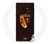 Coque Samsung Galaxy Note 9 rcl lens orange fond noir