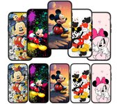 Funda para teléfono con dibujos animados de Mickey Mouse para OPPO Huawei y Xiaomi Redmi Note 13, 12, 11, 8 Plus, 10, 9 Pro Max, X, XR, Samsung Galaxy S24, S23 for Redmi 10C techo de