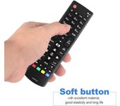 Mando a distancia Universal para TV, controlador inteligente inalámbrico de repuesto para LG HDTV LED Smart Digital TV AKB74915324 negro