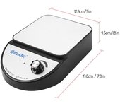Ciblanc Magnetic Stirrer Mixer 3500rpm Max Stirring Capacity 3500ml con adaptador de corriente Stir Bar AU Plug negro