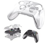 Estuche protector rígido a prueba de golpes, transparente, funda protectora transparente para accesorios de control de Xbox Series X/S puro