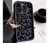 Funda de teléfono con estampado de leopardo INS para iPhone 14 Pro, funda suave de silicona mate para iPhone 11 12 13 15 Pro Max XR XS X 7 8 Plus SE SE3 For iPhone 15