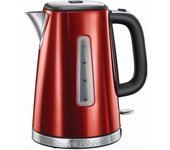 Hervidor eléctrico 1,7 l Luna - RUSSELL HOBBS - Hervido rápido - Rojo
