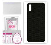apgo Protective Skin Sticker for the back compatible with Xiaomi Redmi 9i, Wrap Film, Foil, Vinyl - Pattern Matrix