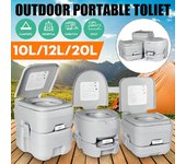 Inodoro portátil para viaje en casa, inodoro para acampar al aire libre, orinal interior para ancianos, barco, inodoro portátil aravan Motor-home 10L/12L/20L 10L