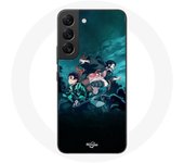 Coque pour Samsung Galaxy S21 FE Demon Slayer Manga Tanjiro et Nezuko