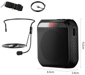Amplificador de audio de sonido de voz, megáfono, altavoz de tienda, altavoz portátil con micrófono con cable, megáfono para profesores.