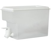 Contenedor de agua fría para hervidor Dispensador de bebidas con grifo Refrigerador Hervidor de agua fría para el hogar Grande blanco
