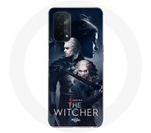 Coque pour Oppo A74 5G the witcher geralt yennefer ciri epee