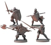 Set de miniaturas de héroes no engendrados del juego de rol Dark Souls (Paquete 1)