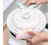 Tapete antiescaldadura Daisy, tapete aislante térmico para platos, tapete de mesa, tapete antiescaldadura para cuencos domésticos, tapete de silicona small color rosa