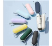 Paraguas de viaje, compacto, ligero, portátil, automático, resistente, impermeable, plegable, con 6 nervaduras reforzadas, apertura y cierre automáticos