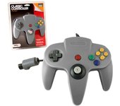 Mando con joystick y cable TTXTECH para consola Nintendo 64 N64, color gris