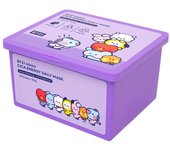 Solomon Shoji BT21 minini Cica Energy Daily Mask 30 piezas Cica Skin Care Daily Mask Face Pack Cuidado diario Centella Extracto de centella Cuidado hidratante