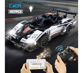 Cada aplicación móvil ciudad Control remoto coche deportes vehículo de bloques de construcción coche de carreras técnico AWD SUV RC ladrillos juguetes para niños without packing box