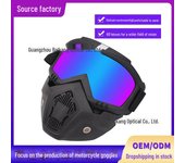 Gafas multideporte transfronterizas: Compatible con cascos tácticos, todoterreno, de esquí y de motocicleta