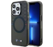Funda BMW Bmhmp14Lhgpk para iPhone 14 Pro - Estampado gris Magsafe