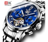 Nuevo Reloj de lujo para hombre con caja, reloj automático luminoso resistente al agua, relojes mecánicos para hombre