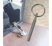 Herramienta de seguridad para reparación de máquinas de café Llave portátil Tornillos de cabeza ovalada de seguridad abierta Servicio de extracción de llave de broca para Jura Capresso SS316