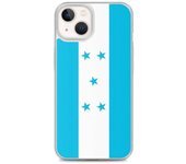 Coque iPhone - Drapeau Honduras - Souple - Multicolore - Compatible iPhone 13 - Plástico transparente