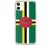 Coque Télephone Drapeau Dominique - iPhone 11
