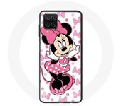 Coque Samsung Galaxy A12 Minnie Mouse Dessin animé mignon rose