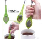 Tetera ligera, cómoda y portátil para el hogar, difusor de té chino, colador, accesorios de cocina verde