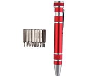 Tournevis en aluminio para teléfono portátil, herramientas manuel pratique 8 en 1, conjunto de lápices ópticos, herramientas de reparación múltiples (ro