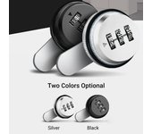 Cerradura de leva combinada XT20, cerradura codificada con contraseña de aleación de Zinc, cerraduras de seguridad, cerradura de lengüeta giratoria de 3 dígitos plata