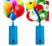 Bomba de aire eléctrica para globos, inflador de globos portátil, máquina para decoración de fiestas de cumpleaños y Navidad 7x16cm