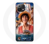 Coque pour Xiaomi Mi 11 Lite One Piece Luffy Affiche Personnages Art Saison 1