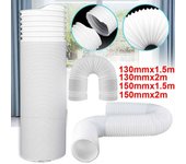 Manguera de escape telescópica flexible para aire acondicionado móvil 13CM-1.5M