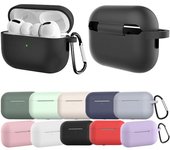 Funda de silicona para Airpods Pro de 2.ª generación, funda protectora con gancho para auriculares inalámbricos Bluetooth, funda protectora para Airpods Pro.