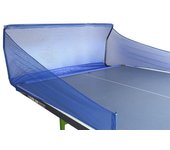 Red de captura de tenis de mesa portátil, Red de recogida de entrenamiento de pelota de Ping Pong azul