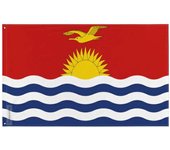 Drapeau - Kiribati - 90 x 150 cm - Poliéster - Recto/verso - 2 œillets en fer